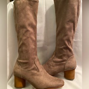 Bernardo 1946 DEA Taupe Suede Boots